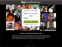 Tablet Screenshot of gayexecutivedating.com